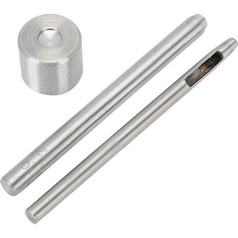 Kit de 3 outils pour la pose de boutons et de rivets, pour une utilisation manuelle et une prise en main confortable, en acier. (1/5)