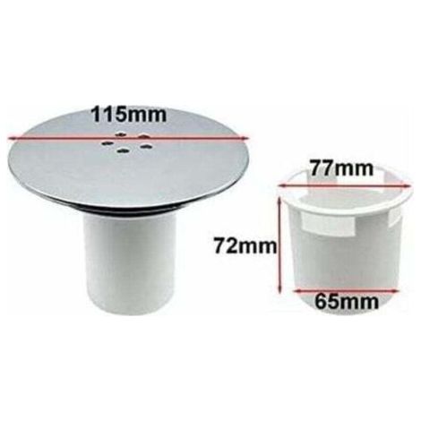 Duschablauf, 90 mm/115 mm Duschablauf, Ersatzabdeckung für Duschsiphon