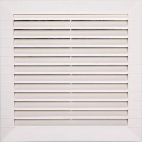 Rejilla de ventilación de abs natural, L.18,2 x L.18,2 cm Centrale Brico