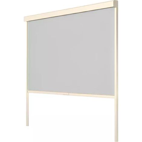 pannello ombreggiante avvolgibile per pergole giardini di maggio in alluminio e textilene beige lato 4 m