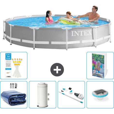 Prism Frame Pool Rund - 366x76 cm - 7-teilig S30