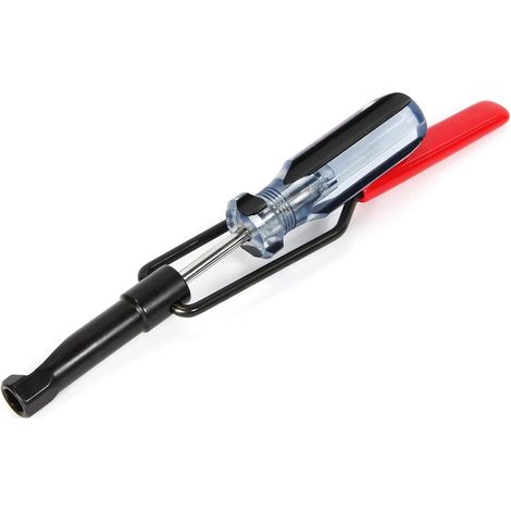 Outil de Réglage de Soupape de Contre-écrou, Outil de Réglage de Goujon de Soupape en Acier Inoxydable de 10 Mm, de Moteur de Voiture Japonais avec Manche de 7,5 Pouces de Long, Idéal pour (1/5)