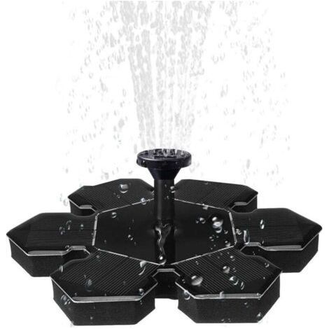 Solar fountain, bird bath, flower fountain, solar water pump, garden fountain, garden decoration (1/4)
