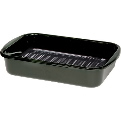 Sartén grill Riess cuadrada con base de gofre 35/23/7,5cm Sartén para horno