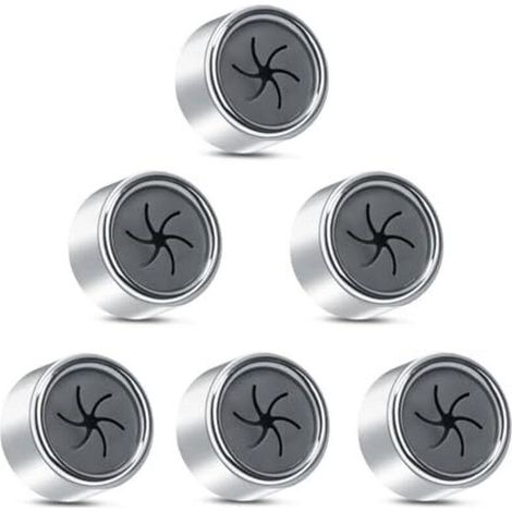 LYERCW - 42mmx23mm Lot de 6 Porte Torchons, Crochet Torchon Cuisine, Accroche Torchon Ronds pour Cuisine, Salle de Bain et Maison, Accroche Serviette Cuisine, Porte Serviette Cuisine Sans Percage