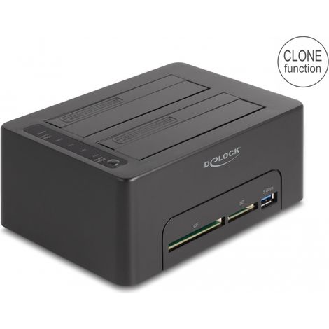 Delock Base dual USB para 2 x SATA HDD / SSD