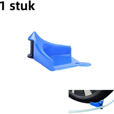 Rouleau pour tuyau d'arrosage 1 pièce empêchant le blocage et l'accrochage sous les pneus pour accessoires de lavage de voitures motos et camions couleur bleue (1/5)
