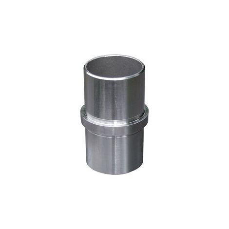 Deco Fer Forge – Raccord pour tube de main courante en inox 316 – Connecteur droit Ø42,4mm extérieur – Longueur manchon 55mm – Usage intérieur et extérieur