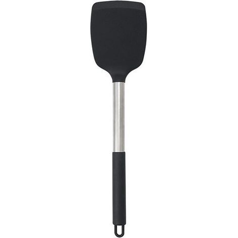 Küchenspatel aus Silikon, schwarzes Küchenutensil aus Silikon (1/5)