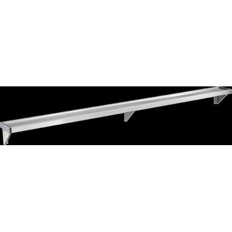 KWC Ablage, SATURN, Edelstahl, 1800x138x142 mm, Aufputz (1/2)