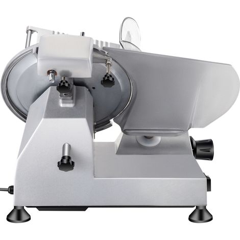 Trancheuse à viande électrique 240W, lame en acier au carbone 25 cm, épaisseur réglable 0-12 mm, 350-400 tr/min, usage professionnel et domestique. (1/5)