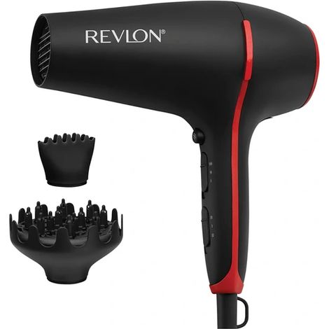 Revlon RVDR5317E asciuga capelli 2000 W Nero, Rosso (1/5)