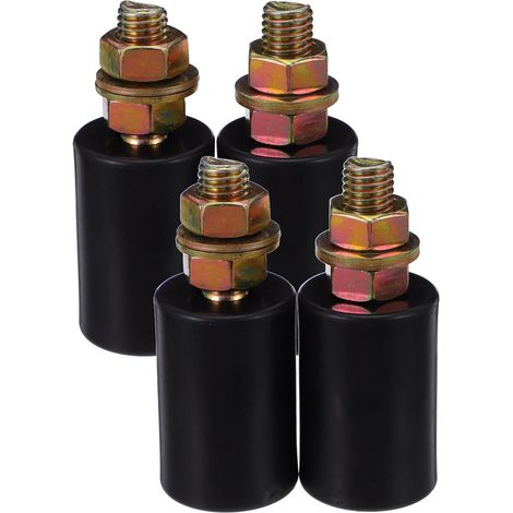 Roulettes en Nylon Compatibilité Polyvalente pour Porte Coulissante Structure Résistante à L'usure Lot de 4 pour Armoire et Portail Électrique, Usage Domestique (1/5)