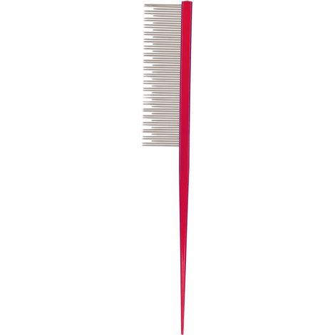 Peigne Pour Chien - Dents Acier Inoxydable Longues Et Courtes - Pour Démêler Nœuds Et Enchevêtrements - Usage Facial Et Corporal - 1 Pièce (1/5)