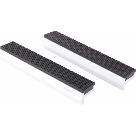 Cuscinetti per ganasce di morsa con magnete, cuscinetti universali morbidi per ganasce di morsa con design estraibile, protezione versatile per tutte le morse da banco in metallo, 1 paio da 4 pollici
