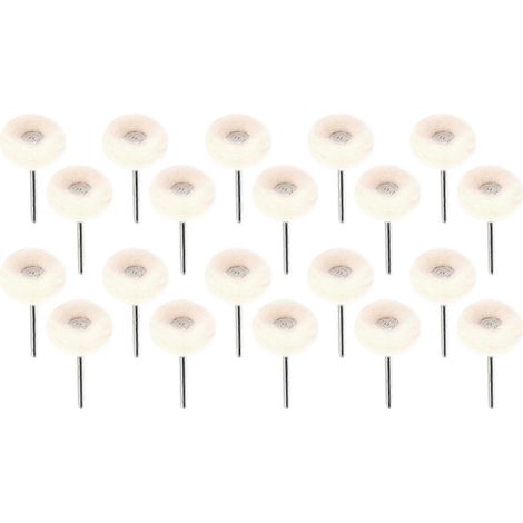20 disques de polissage abrasifs de 2,35 mm / 0,09 po pour le meulage d'objets décoratifs (1/5)