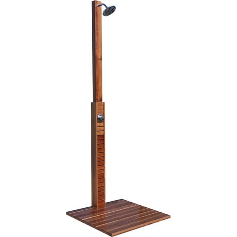 QP ducha madera 216x75x75 cm 500077m , Ducha Madera 216x75x75 500077M.
-Marca: Quimicamp.
-Modelo: 500077M.
-Ducha de exterior de gran diseño moderno y sencillo en madera. 
-Resist