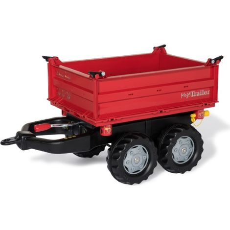 Mega Trailer - L88 x W45 x H47 cm - Red
