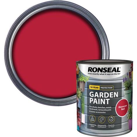 Garden Paint Moroccan Red 750Ml (1/5)