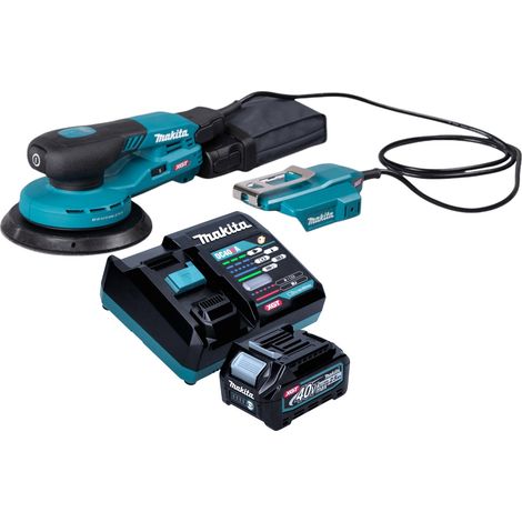 Makita BO 004 CGD101 Levigatrice orbitale a batteria 40 V max. 150 mm 3,0 mm corsa Brushless + 1x batteria 2,5 Ah + caricabatteria