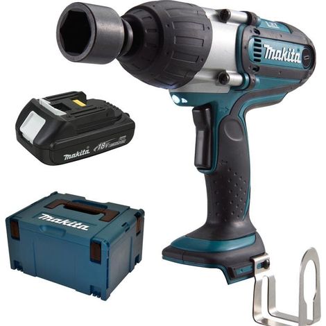 Makita Akku-Schlagschrauber DTW450Y1J  18 V  440 Nm  1/2" Aufnahme  mit 1,5 Ah Akku  im Koffer (1/2)