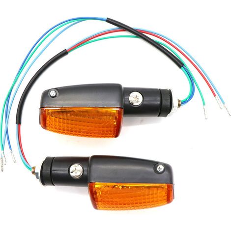 Clignotants Moto Avant Arrière CB400 CB1300 CB250 CB600 Feux Indicateurs Modifiés Ampoules LED Signalisation (1/4)