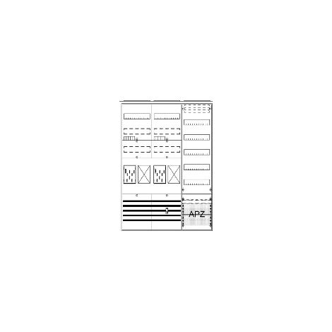 STRIEBEL & JOHN Komplettschrank APBKE-IA372Z2R1V5A2 BA37CG (1/2)