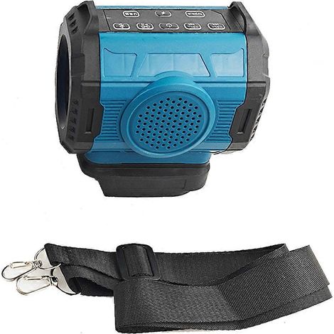 Enceinte Bluetooth portable sans fil pour batterie Makita 18V-20V, port USB Type-C, lecteur et haut-parleur pour la maison et les fêtes (1/5)