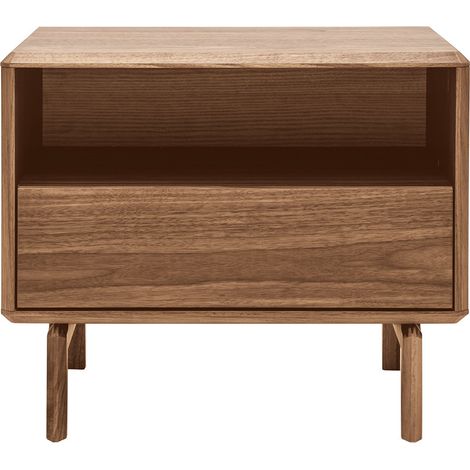 Comodino vintage noce SUVA (1/4)