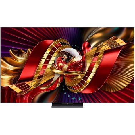Tcl C8L TV 65C8L SQD Mini LED da 65”, 4K HDR, 5000 nit, 2.040 zone di dimming, Google TV, 144Hz, Dolby Vision & Atmos, Audio Bang & Olufsen