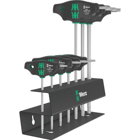 Wera 467/7  TORX® HF  Set 2  Destornilladores, mango  en T  TORX® con  función de  sujeción -  05023456001 (1/5)