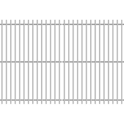 Set mit 2 Edelstahl-Grillrosten 43,2 x 31,7 cm für Enders Boston 3 & Monroe Pro 3, Charbroil, Barbecook Siesta 310, Landmann Triton 3 & 4, Proficook PC-GG 1058/1059 (1/5)