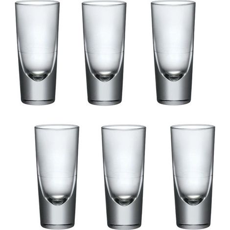 Set 6 Bicchieri da Tavola Amaro in Vetro Bistrò 13,5 cl Bormioli Rocco (1/2)