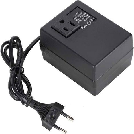 Convertisseur de tension - HANDEIU - 300W - 220V vers 110V - Adaptateur de prise EU - Sûr à utiliser