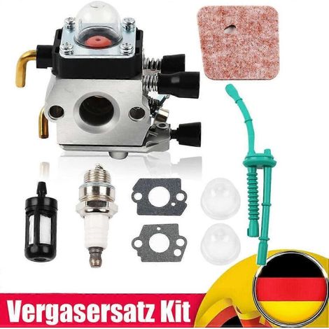 Carburateur compatible STIHL pour modèles FS38, FS45, FS46, FS55, FS74, FS75, FS80, FS85, HL45, HL75, HS70 et HS74-AquaForge (1/5)