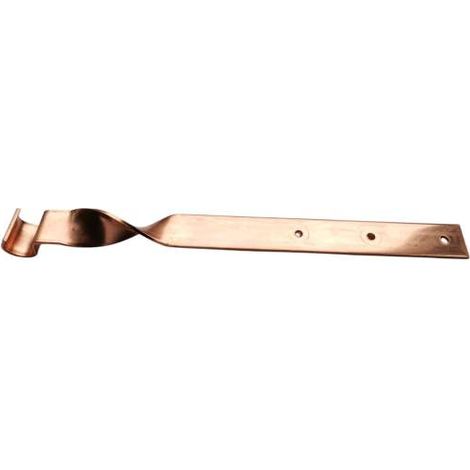 Kupfer- Halter für Dachrinnenwulsten (Briede) gedreht, 6-8 teilig