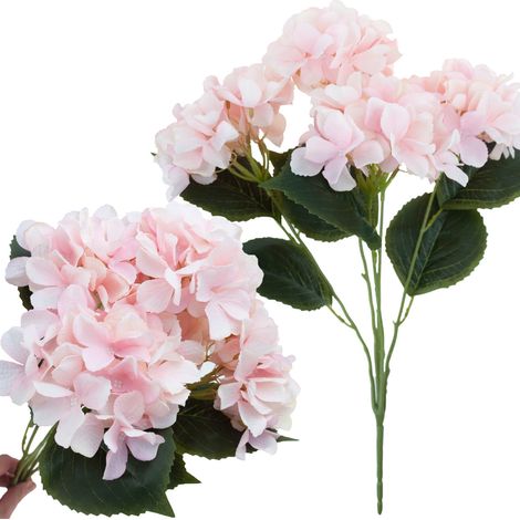 CV28571-3 IDRANTE BELLISSIMO BOUQUET DI FIORI ARTIFICIALI ROSA REALISTICI X5