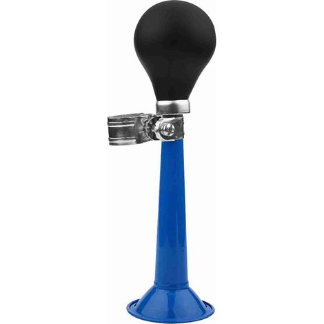Clacson portatile per bicicletta da 2,2 pollici, tromba ad aria compressa con anello di compressione, colore blu. (1/5)