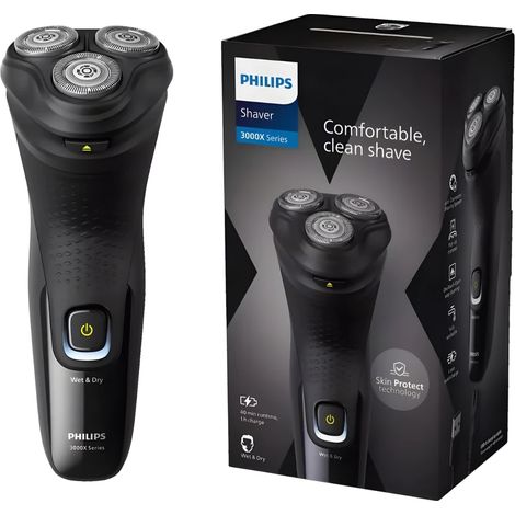 Philips X3021/00 Máquina de afeitar Recargable Negro