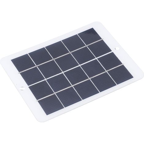 Panneau de charge solaire 3W 5V en silicium monocristallin pour éclairage LED et alimentation mobile (1/5)