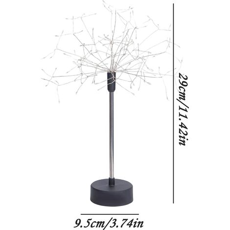 Lampada luminosa pieghevole in filo di rame, calda luce ambientale con luce soffusa, funzione decorativa a batteria, popolare illuminazione decorativa per interni per la camera da letto (1/4)