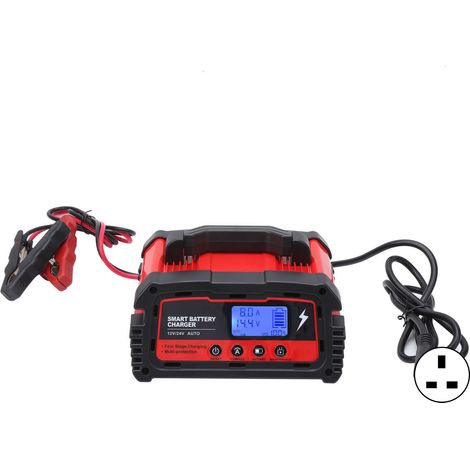 Chargeur de batterie portable 0V démarrage pour batteries sèches AC110V-220V 10A 50Hz/60Hz fiche UK (1/5)