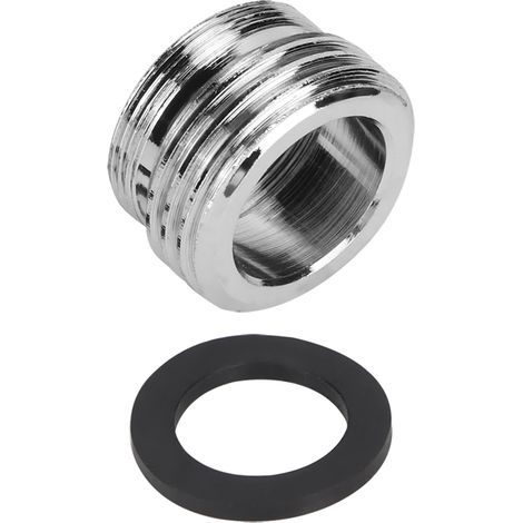 Brass hose adapter, silver tap diverter for bathroom and garden taps (1/4)