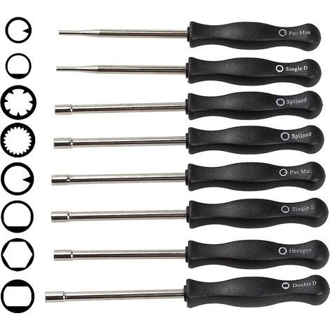 CCYKXA 8pcs Carburetor Adjustment Screwdriver Carburetor Adjustment Tool Carburetor Adjustment Tool Compatible for Poulan Echo Husqvarna Carftsman Homelite Common 2 Cycle Small Engine Carb (1/5)
