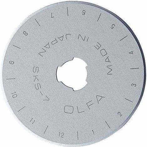 Olfa RB45-10 Cutterklinge silber 45 mm 10 Stück