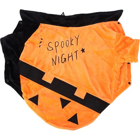 Déguisement pour Chien Costume en Polyester Motif Chauve-souris Lavable en Machine Taille M pour Halloween Fête (1/5)
