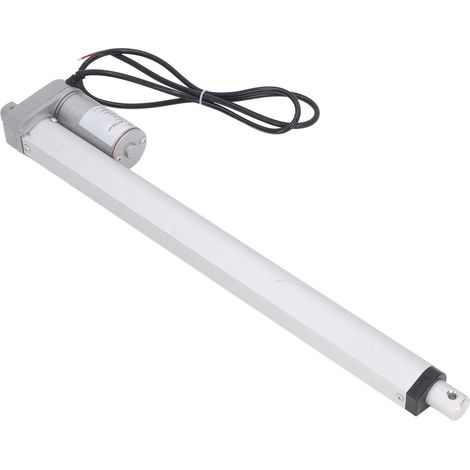 Vérin électrique linéaire 350mm course 750N IP65 alliage aluminium moteur 24V (1/5)