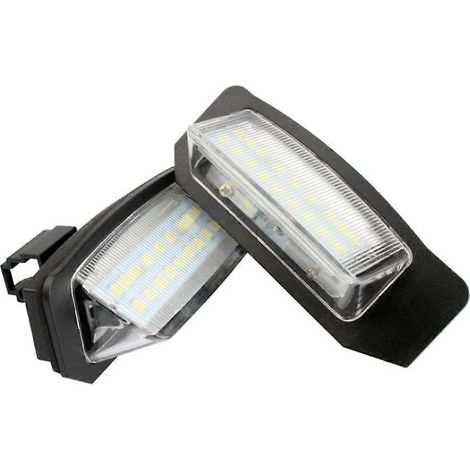 2 LED-Kennzeichenleuchten für Mitsubishi Outlander 2 3 Lancer Eclipse 3 4 Cross Gala