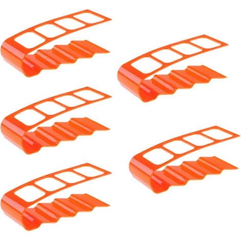 Support pour télécommande TV, rangement pour télécommandes d'appareils électroménagers, support de bureau, orange, pour salon ou bureau (1/5)