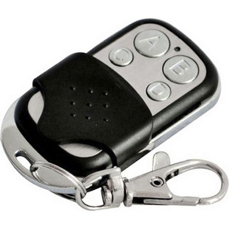 Télécommande RF 433 MHz en métal, interrupteur universel sans fil à 4 touches pour EV1527, apprentissage de qualité supérieure. (1/5)